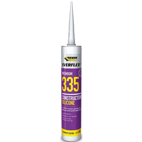 Everflex 335 Construction Silicone White 295ml