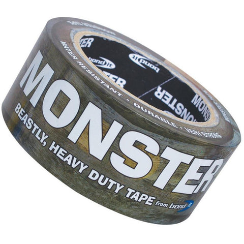 Bond It Monster Water Resistant Tape Black 48mm x 11m