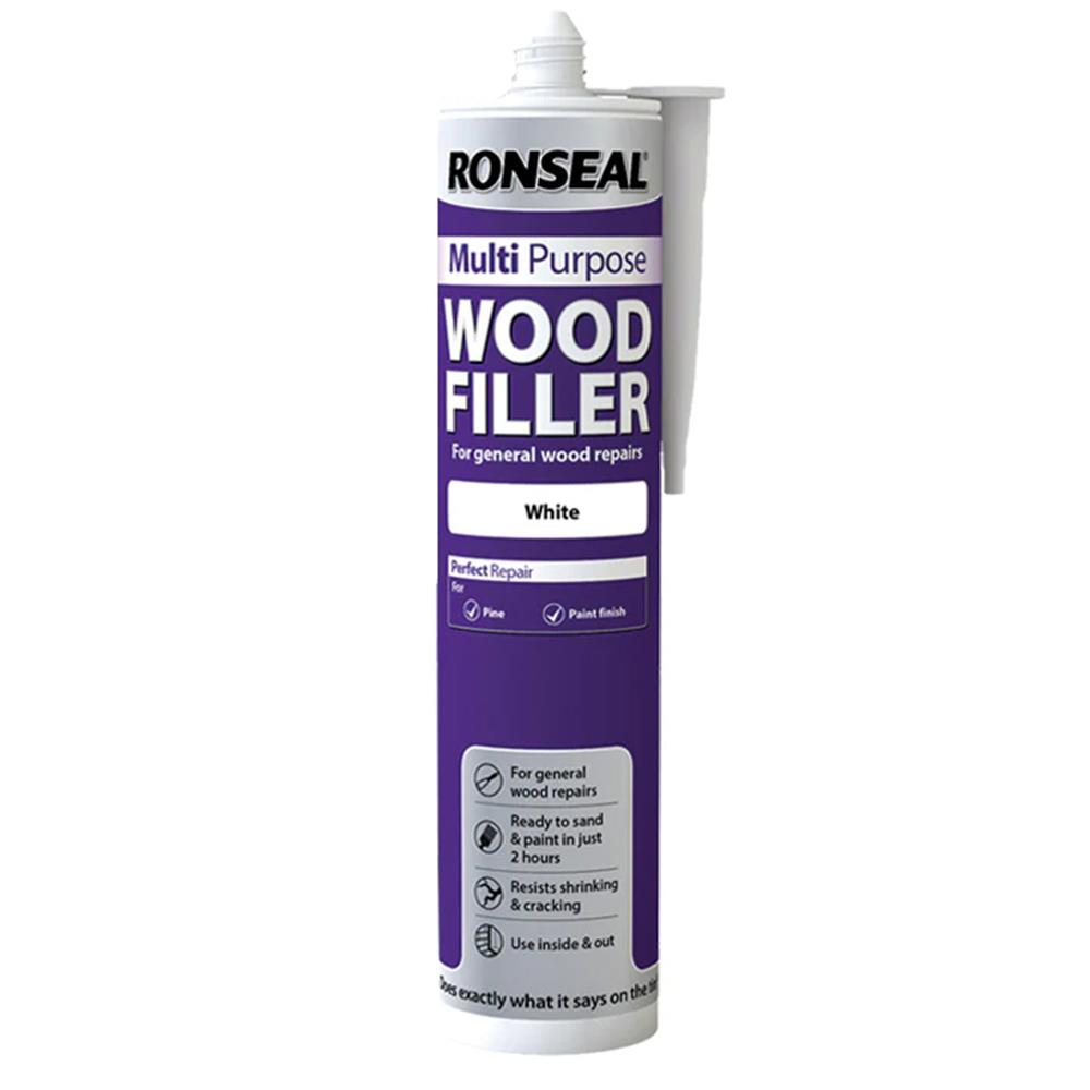 Ronseal Multi Purpose Wood Filler White 310ml