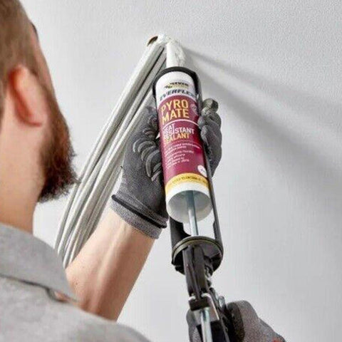 Everflex Pyro Mate Fire Rated Silicone White 295ml