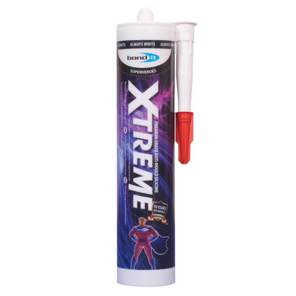 Bond It Xtreme Silicone White 310ml