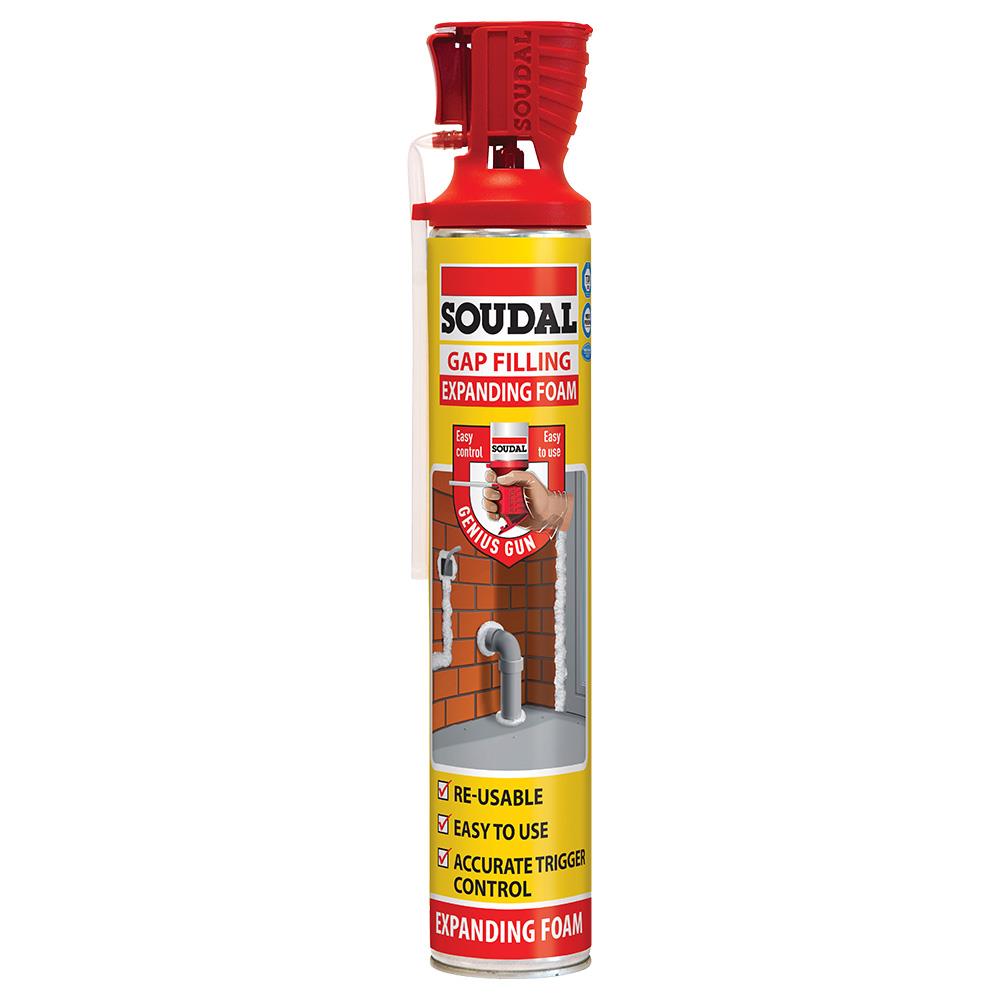 Soudal Genius Gun Gap Filling Foam 750ml