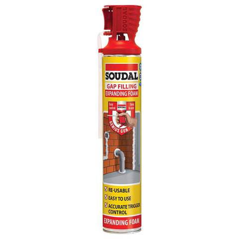 Soudal Genius Gun Gap Filling Foam 750ml