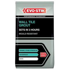 Evo-Stik Wall Tile Grout - White 3kg