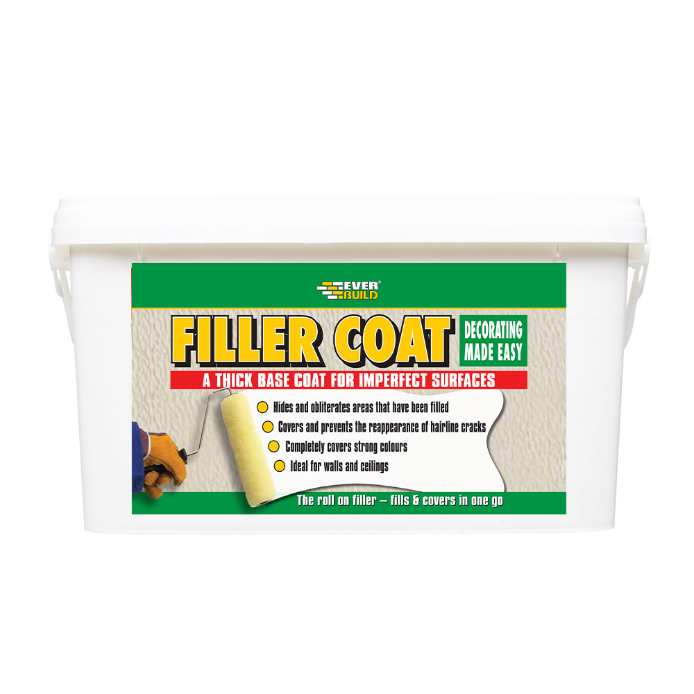 Everbuild Filler Coat - White 5L