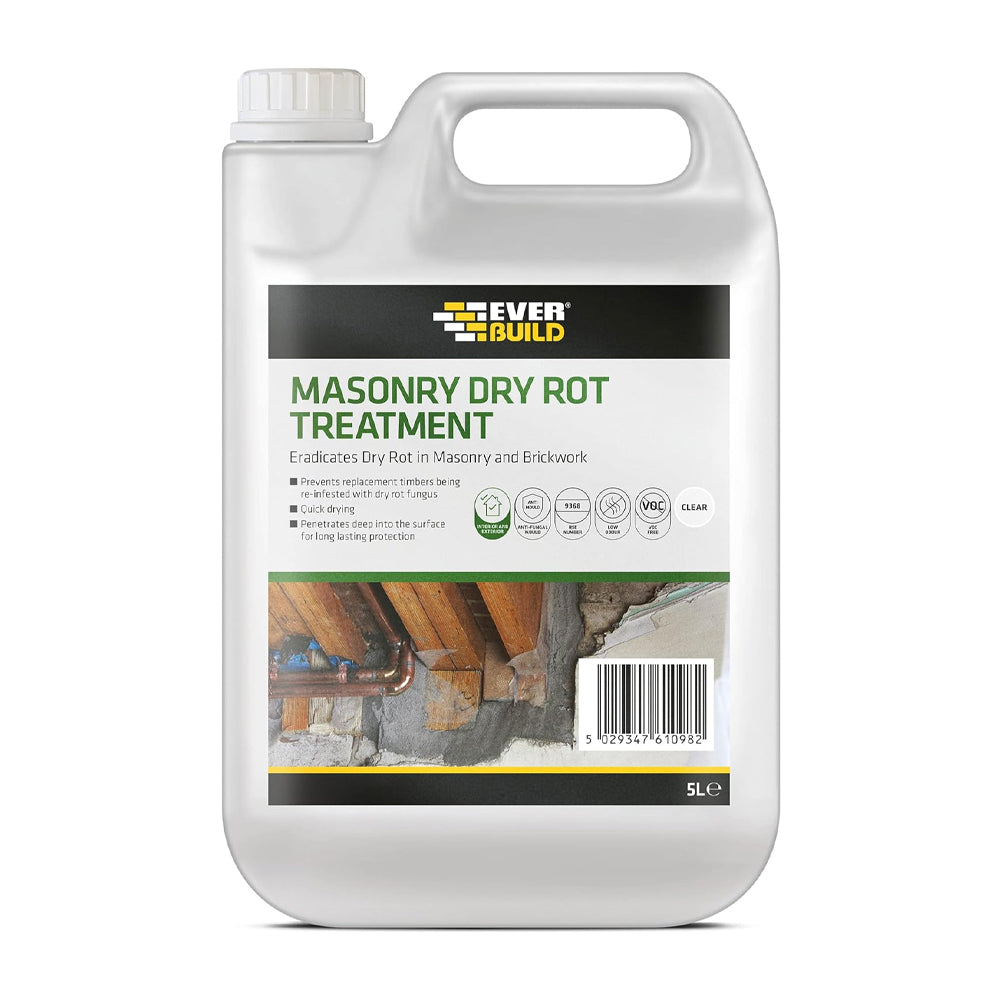 Everbuild Masonry Dry Rot Treatment - 5L