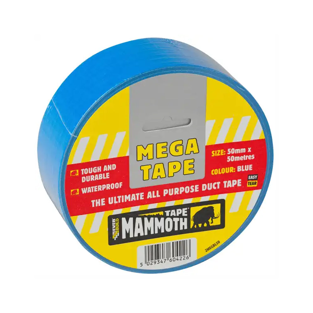 Everbuild Mega All Purpose Tape Blue 50mm x 50m