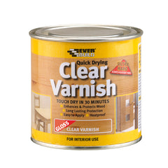 Everbuild Quick Drying Clear Varnish - Gloss