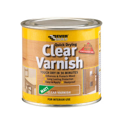 Everbuild Quick Drying Clear Varnish - Matt