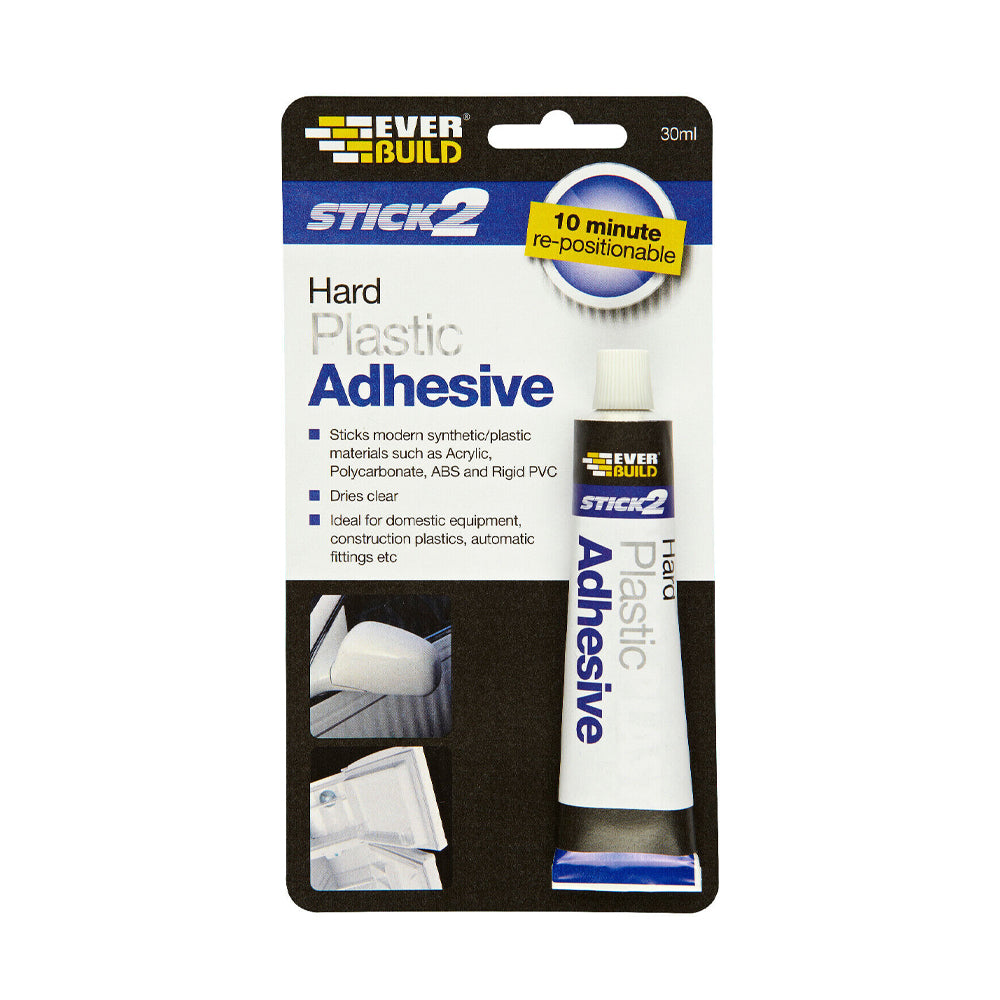 Everbuild Stick2 Hard Plastic Adhesive - 30ml