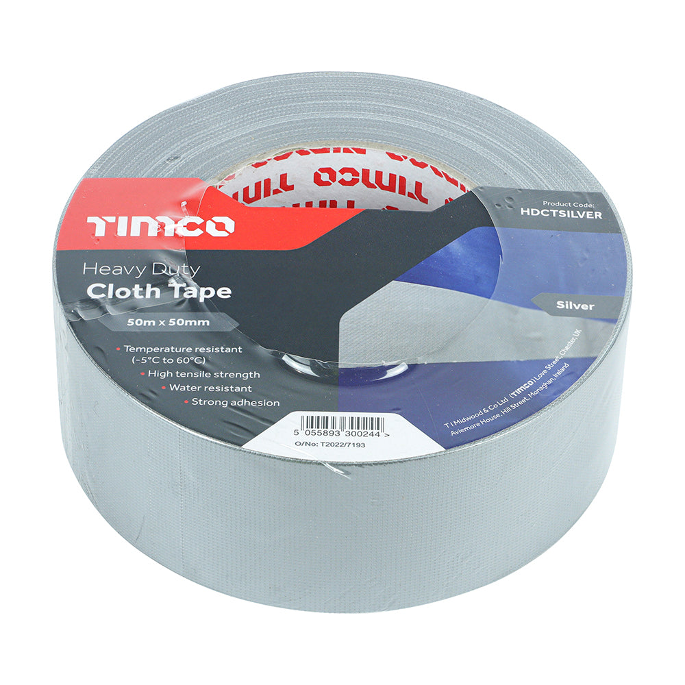 Timco Heavy Duty Cloth Tape 50mm x 50m