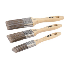 OX Trade 3 Piece Paint Brush Set - 25/38/50mm