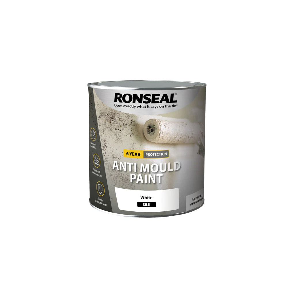 Ronseal 6 Year Anti Mould Paint - White