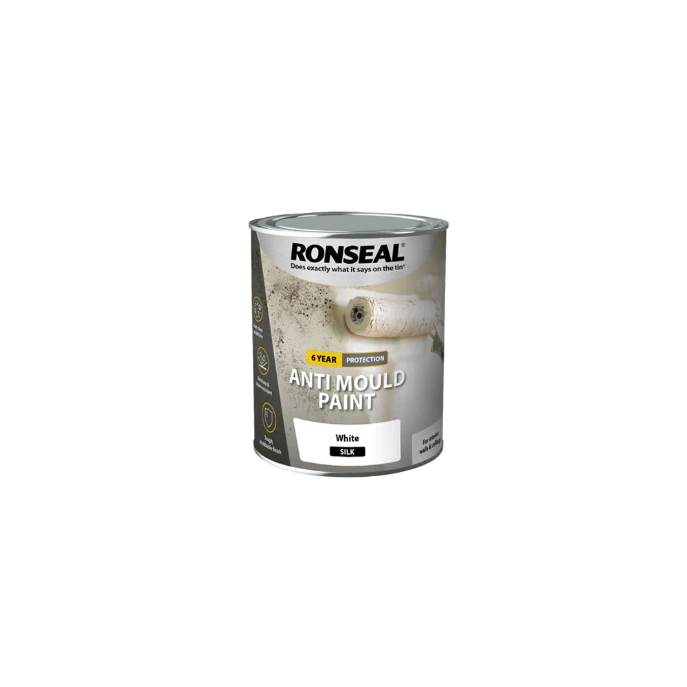 Ronseal 6 Year Anti Mould Paint - White