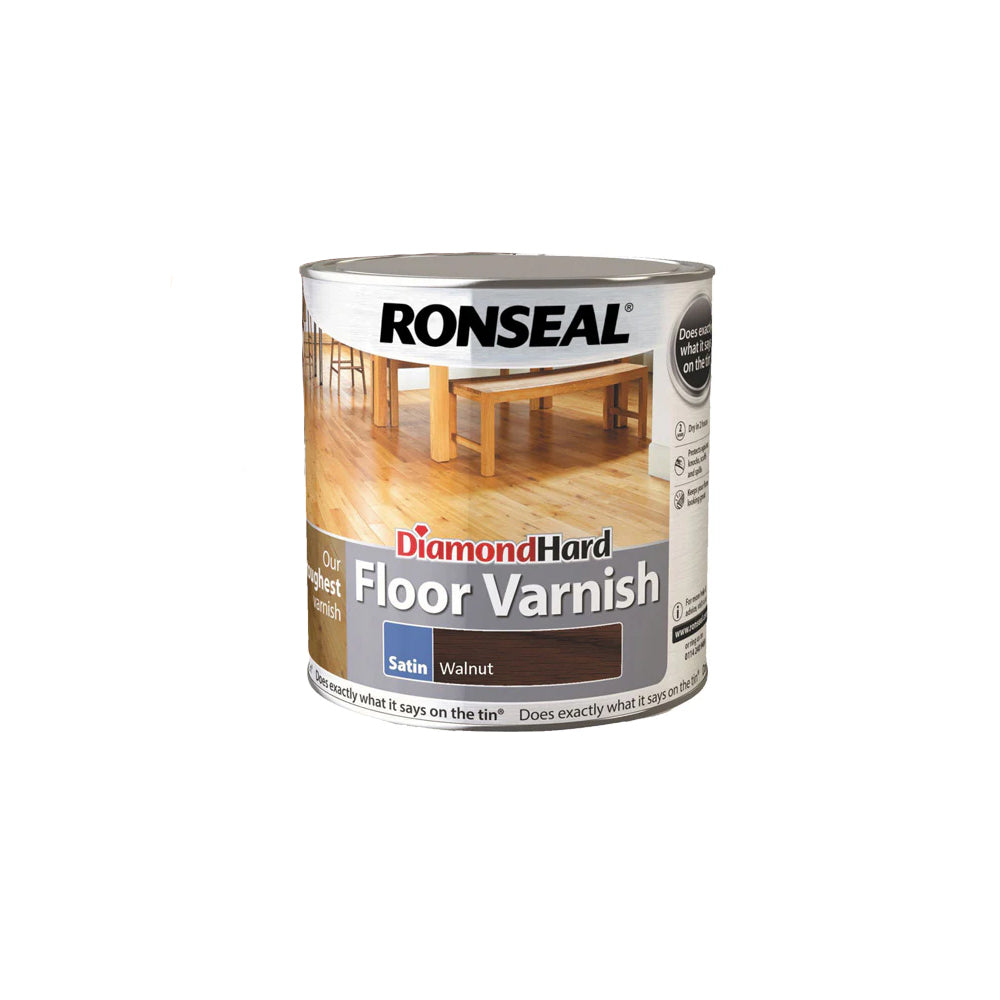 Ronseal Diamond Hard Floor Varnish - Satin 2.5L