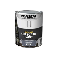 Ronseal One Coat Cupboard Melamine & MDF Paint - Gloss 750ml