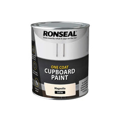 Ronseal One Coat Cupboard Melamine & MDF Paint - Satin 750ml