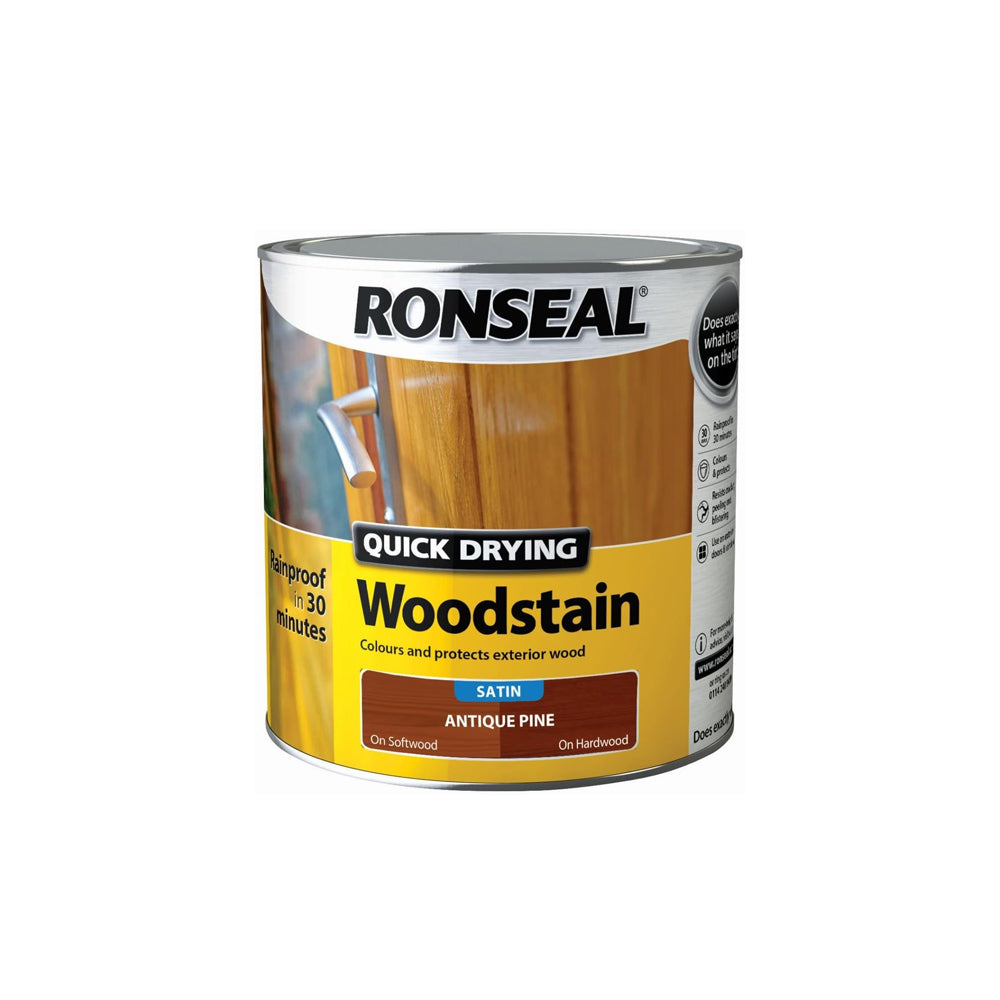 Ronseal Quick Drying Woodstain - Satin