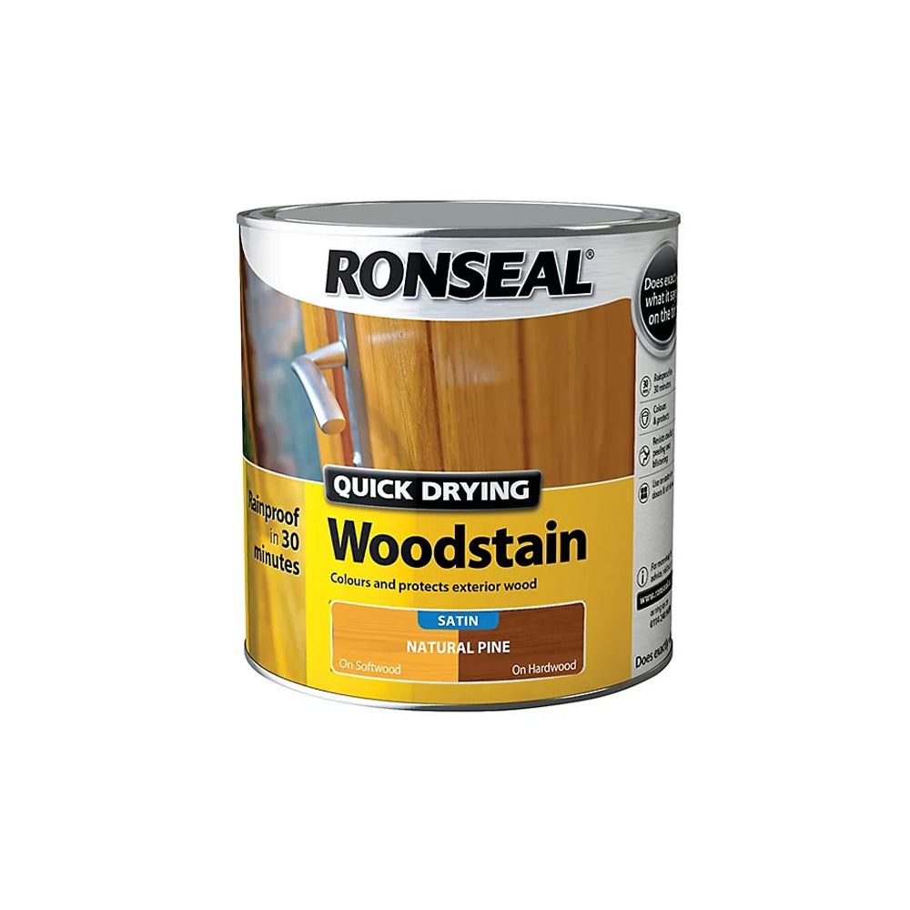 Ronseal Quick Drying Woodstain - Satin