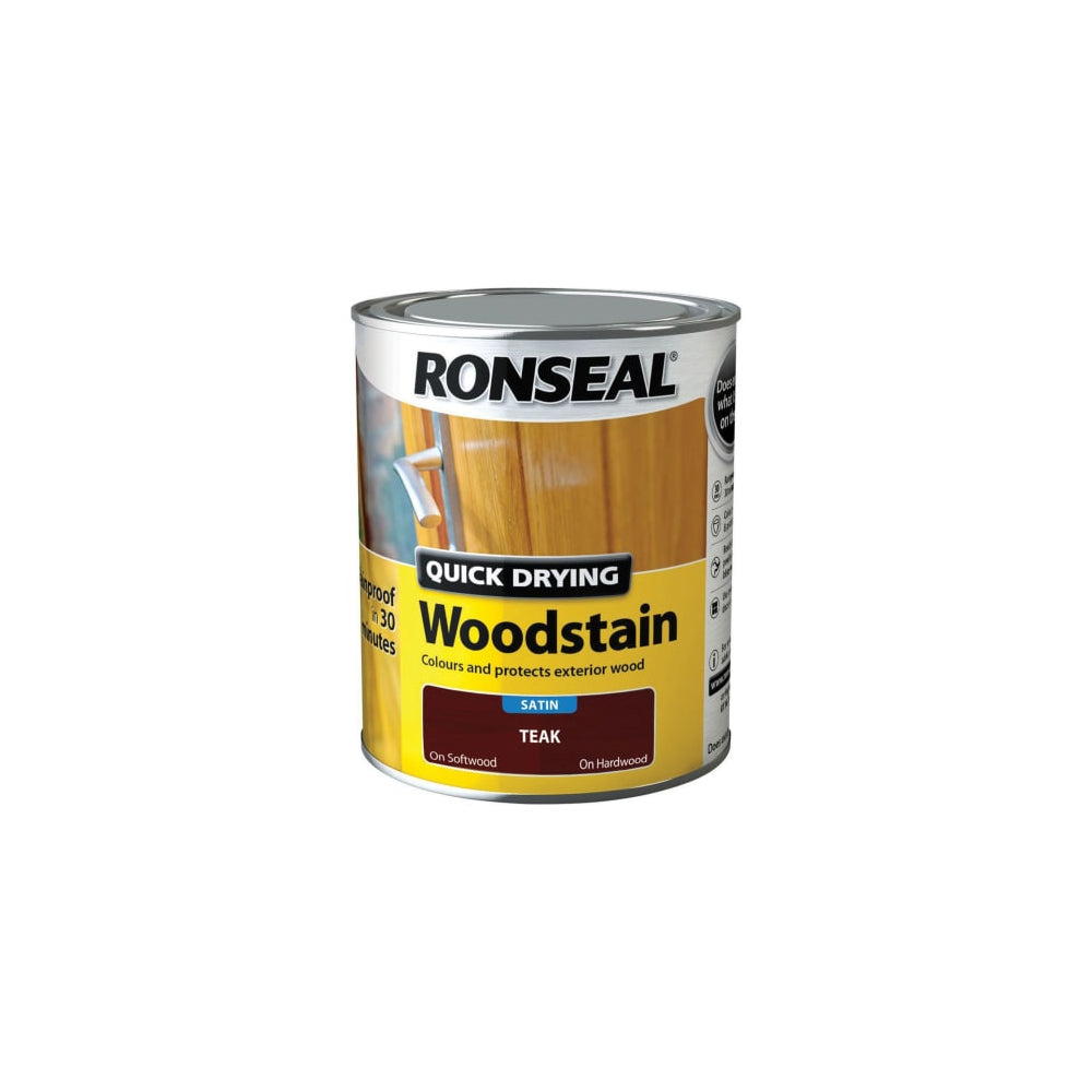 Ronseal Quick Drying Woodstain - Satin