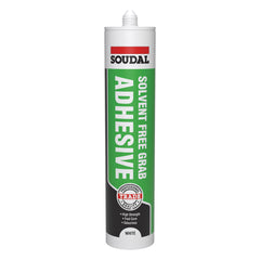 Soudal Solvent-Free Trade Grab Adhesive - White 290ml