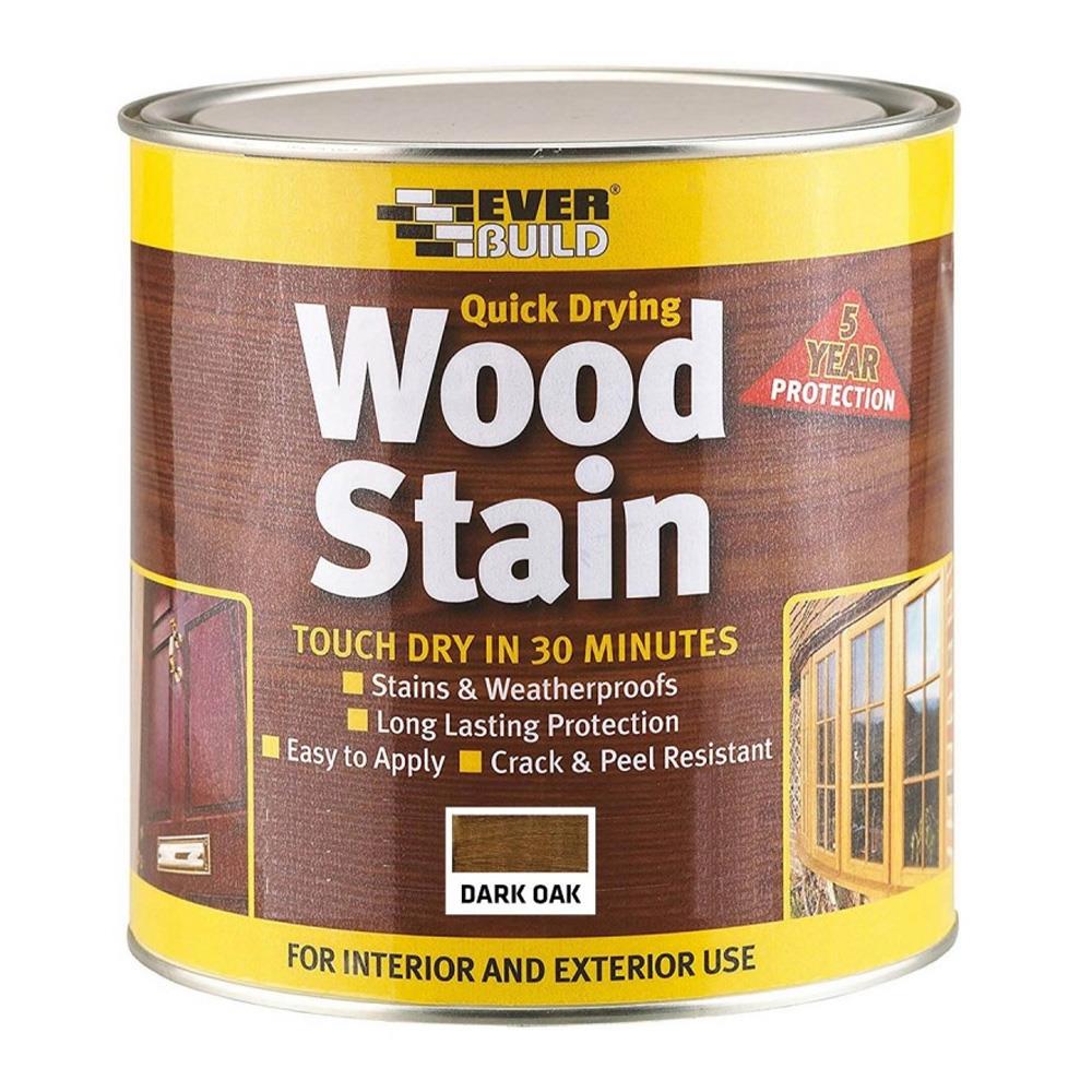 Everbuild Wood Stain Satin Dark Oak 2.5L