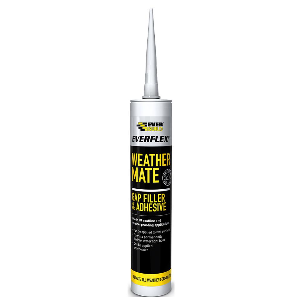 Everflex Weather Mate Gap Filler & Adhesive White 295ml
