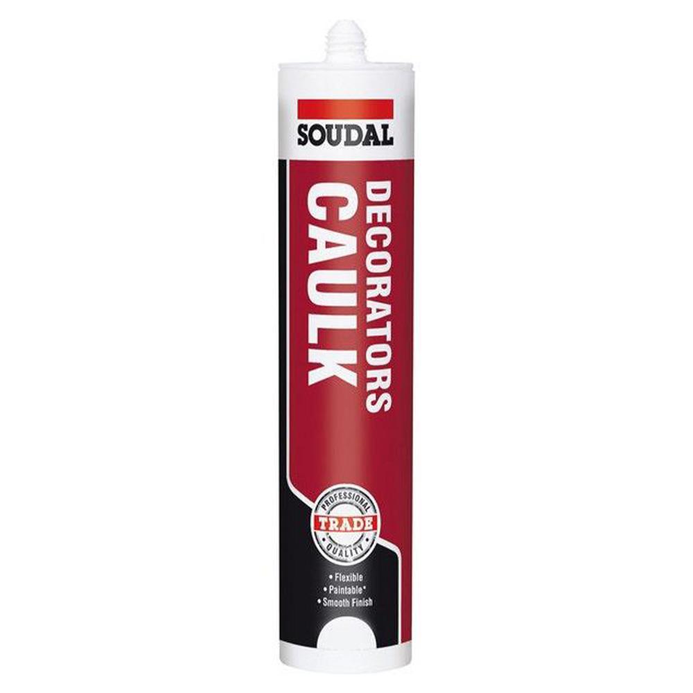 Soudal Decorators Caulk White 290ml
