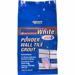 Everbuild Forever White Powder Wall Tile Grout 3kg