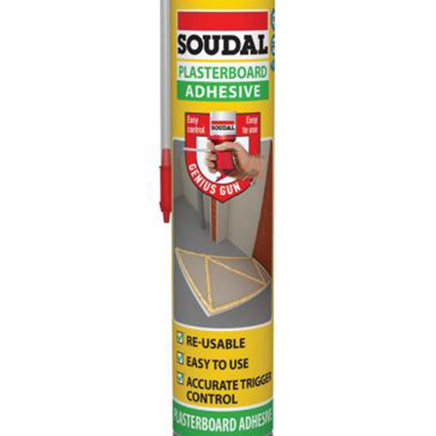 Soudal Plasterboard Adhesive Foam Gen 750ml