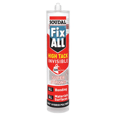 Soudal Fix ALL High Tack Hybrid Sealant Invisible 290ml