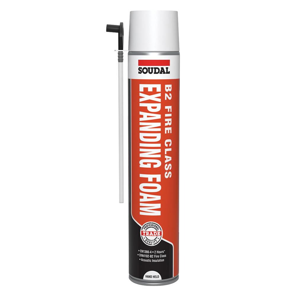Soudal B2 Fire & Acoustic Expanding Foam 750ml