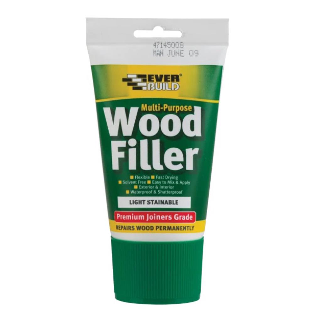 Everbuild Multi Purpose Wood Filler Easi Squeeze Light 100ml