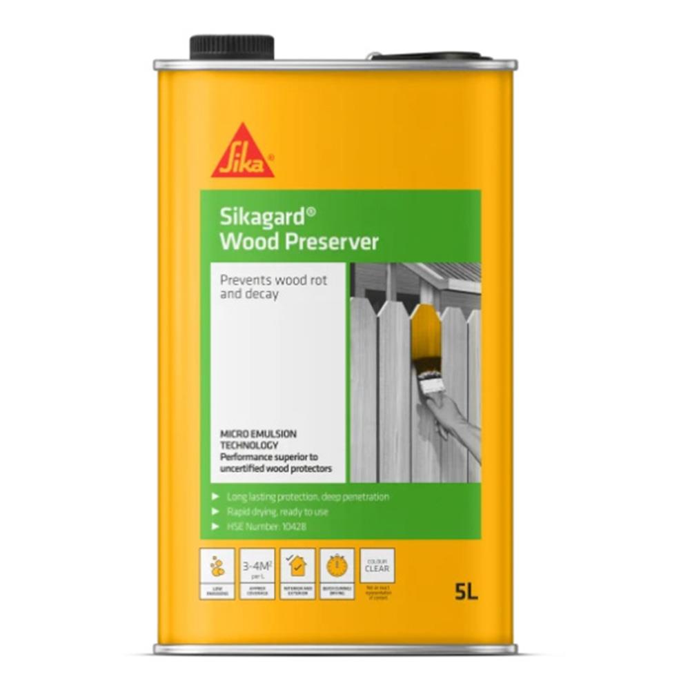 SikaGard Wood Preserver Clear 5 Litre