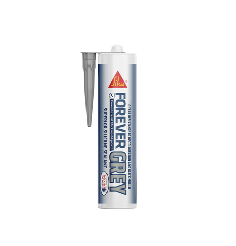Sika Forever Grey Silicone Sealant 295ml
