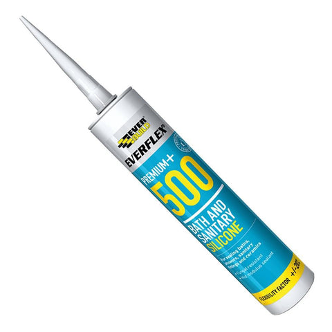 Everflex Premium+ 500 Bath & Sanitary Silicone Sand Stone 295ml