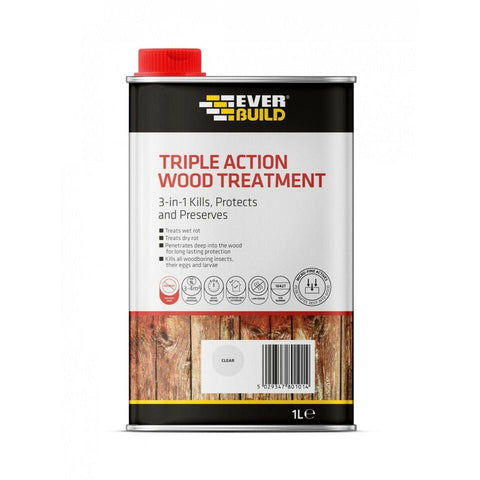 Everbuild Triple Action Wood Treatment 1 Litre