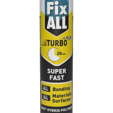 Soudal Fix All Turbo White 290ml 3 Pack