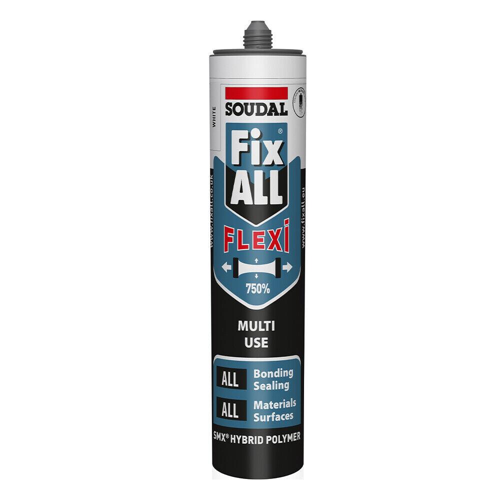 Soudal Fix ALL Flexi Hybrid Sealant White 290ml