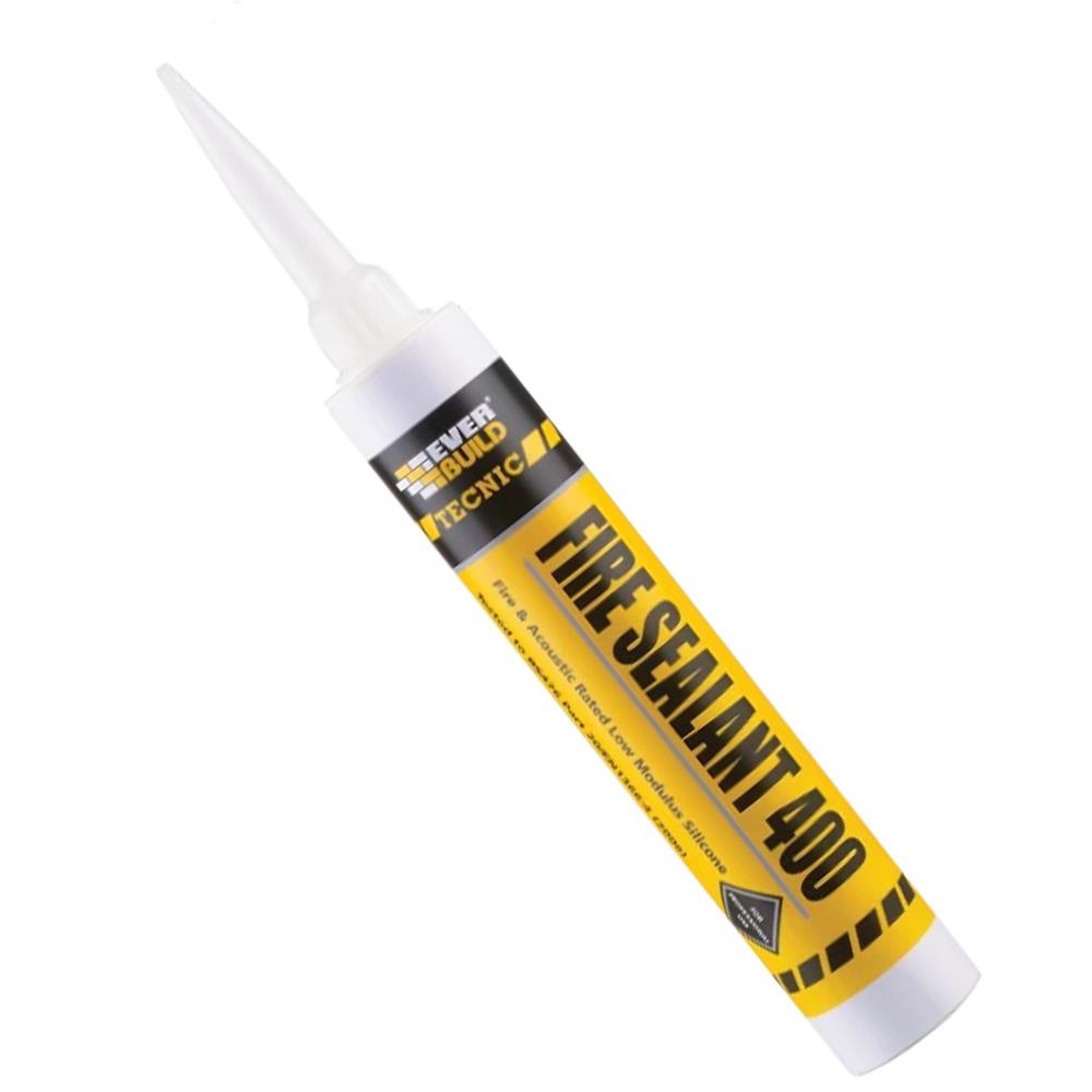 Everbuild Tecnic Fire Sealant 400 Black 380ml