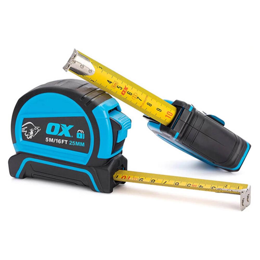 OX Tools Trade Tape Measure 5m Pack of 2