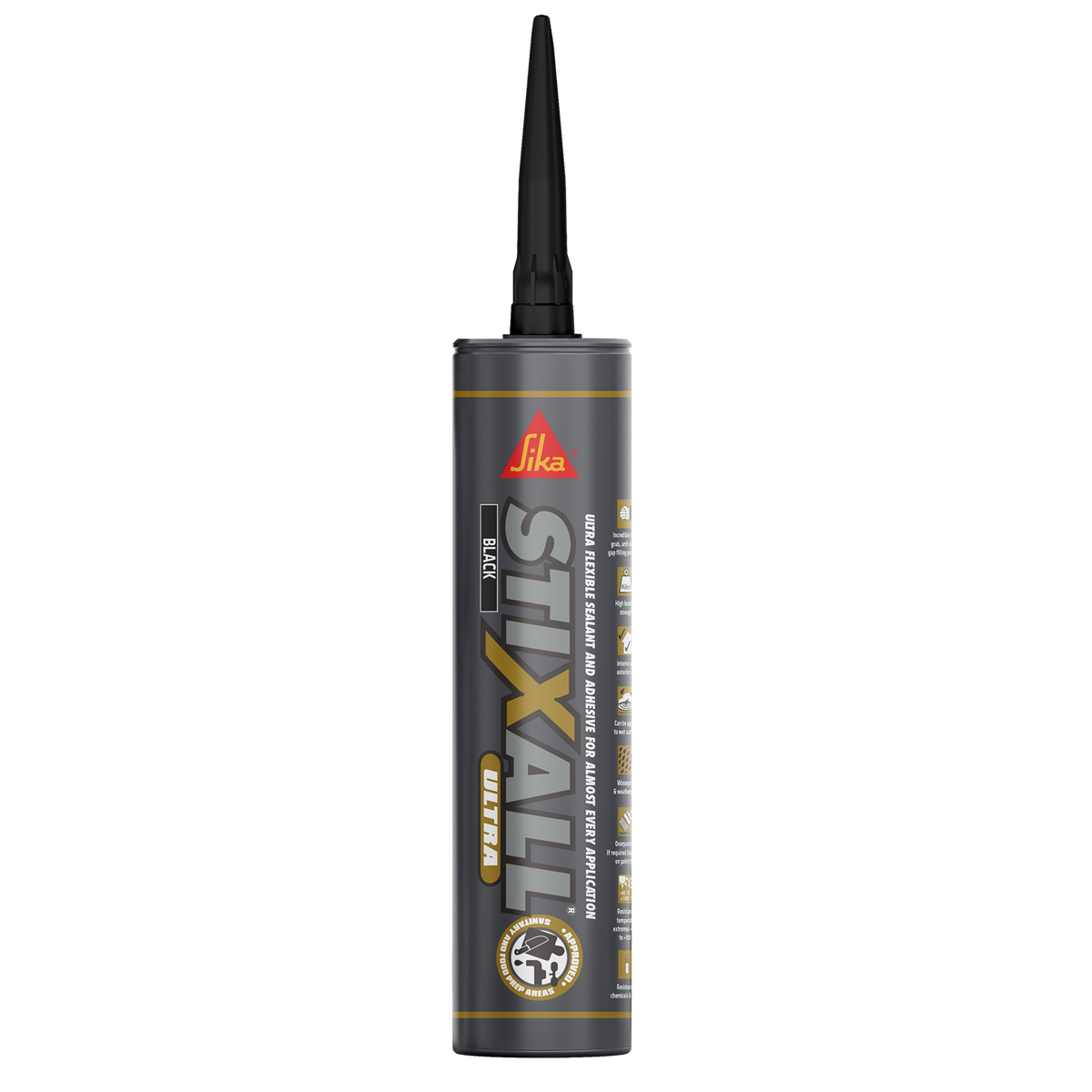 Sika Stixall Ultra Adhesive & Sealant Black 300ml