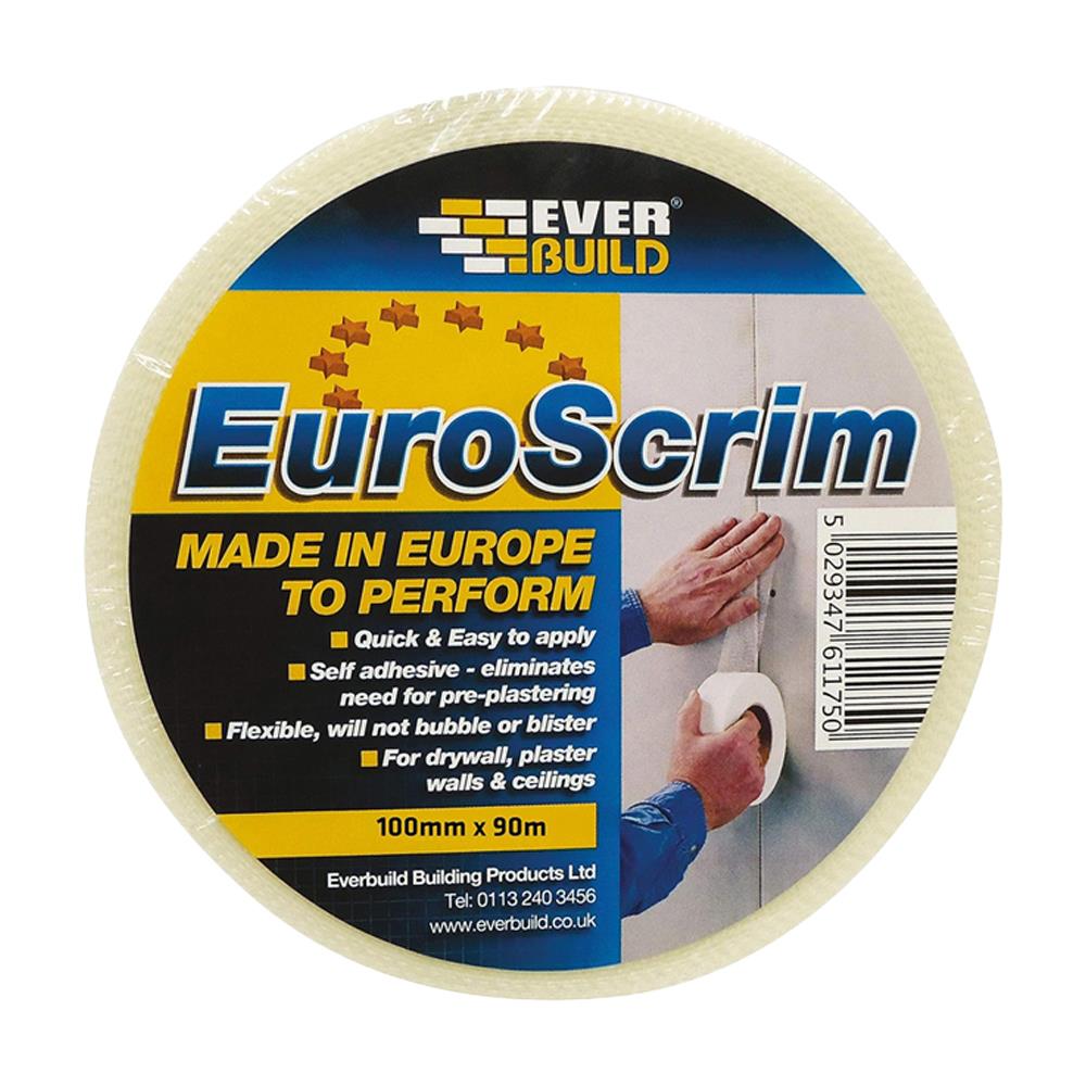 Everbuild EuroScrim Plasterboard Tape 100mm x 90m