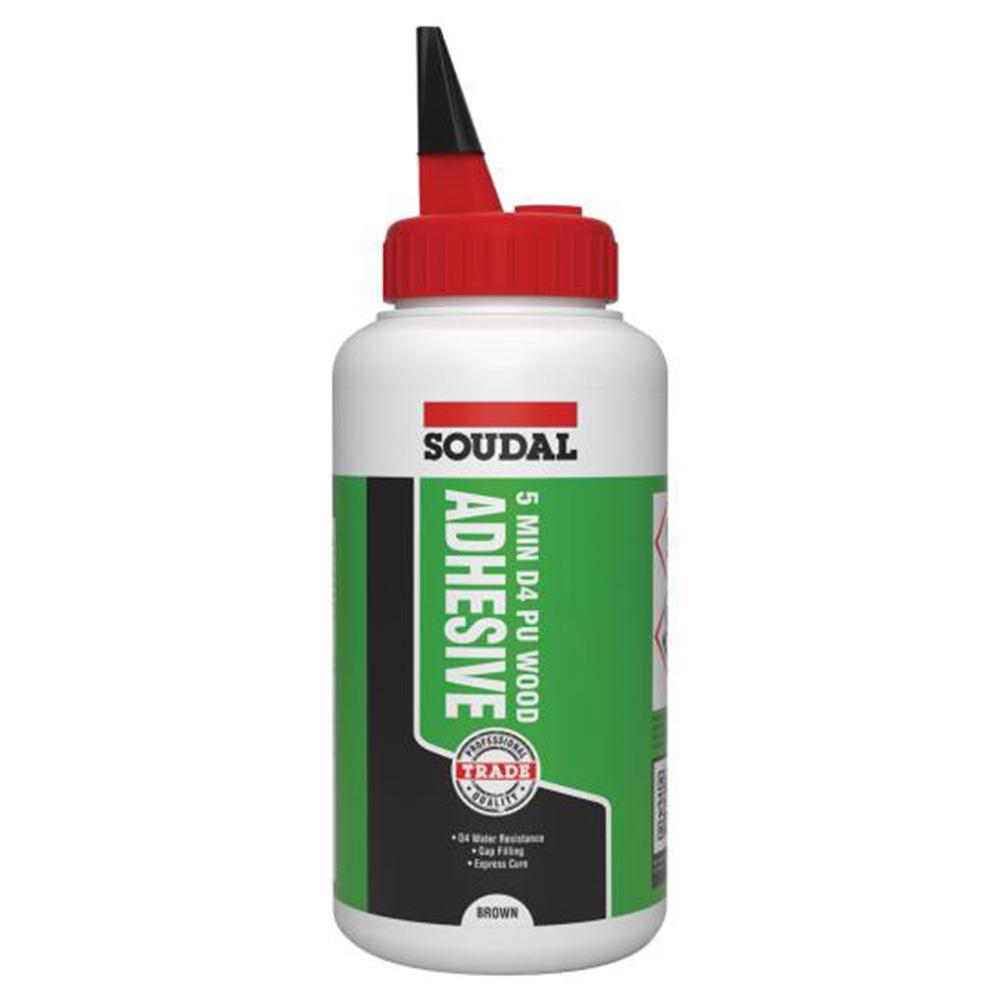 Soudal 5 Minute D4 Wood Adhesive Liquid 750g