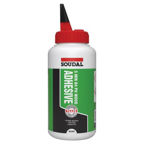 Soudal 5 Minute D4 Wood Adhesive Liquid 750g