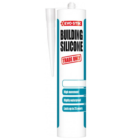 Evo-Stik Building Silicone Sealant Clear 290ml