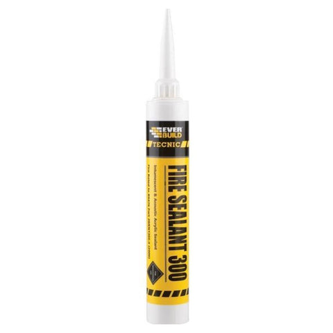 Everbuild Tecnic Fire Sealant 300 Grey 380ml