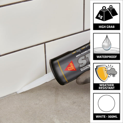 Sika Stixall Ultra Crystal Clear Adhesive & Sealant 300ml