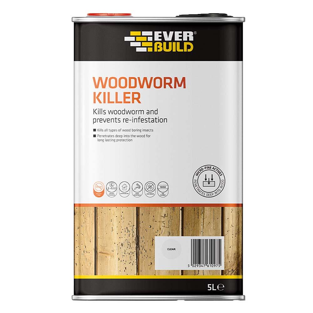 Everbuild Lumberjack® Woodworm Killer Clear 5L