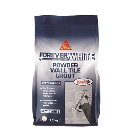 Sika Forever White Powder Wall Tile Grout 1.2kg